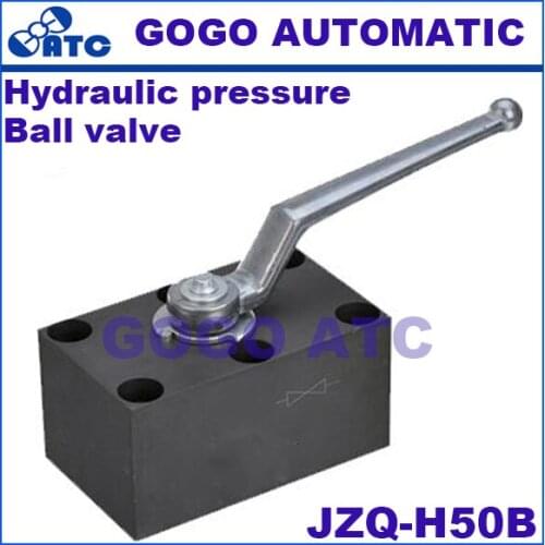 High quality hydraulic pressure ball valve JZQ-H50B 50mm manifold type carbon steel high pressure manual type ball valve