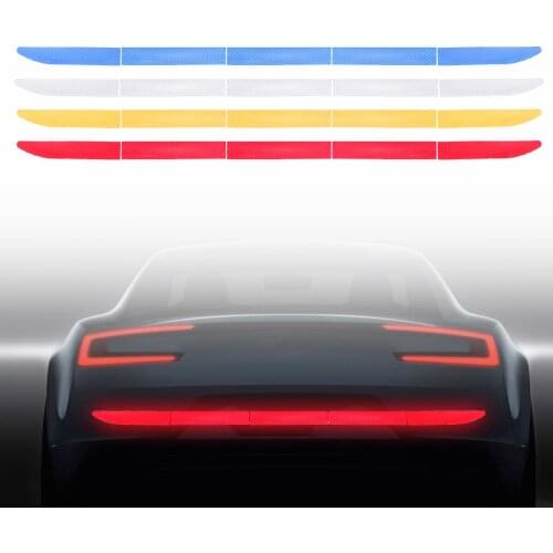 Car Reflective Warning Decals Car Tail Bar Bumper Sticker For Seat Leon Toledo Exeo FR Altea Cordoba cupra concept