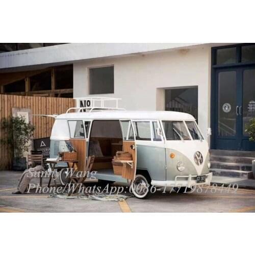 4.32m length ice cream vending trailer fast food cart vintage food truck for sale