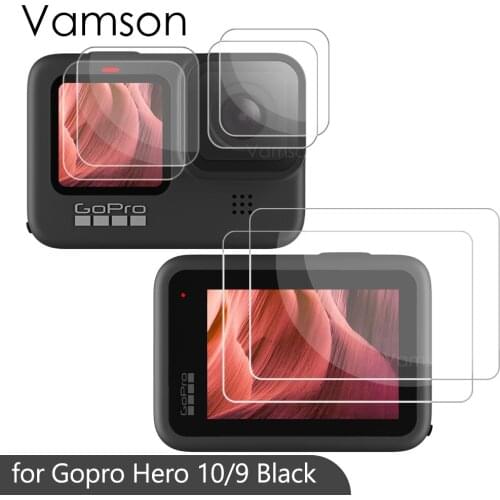 Tempered Glass Screen Protector for Gopro9 Go pro 9 Camera Accessories for GoPro Hero 9 Black Lens Protection Protective Film