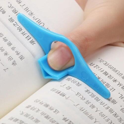1PC Thumb Convenient Multifunctional Book Holder Bookmark Finger Ring Book Markers for Books Reading Stationery
