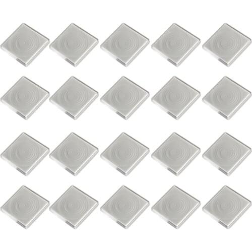 20PCS Plastic Square Coin Holder Capsules Container Coin Transparent Gaine Small Round Coin Collection Boxes Display 16mm-40mm