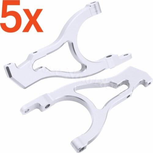 5 Pairs Aluminum Rear Shock Tower Mount Post For 1/5 HPI Baja 5B 5SC 5T 5R SS T1000 KM ROVAN 85438 Hop Up Parts CNC