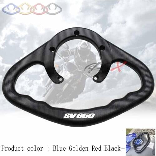 Alconstar- Motorcycle Passenger Handgrips Hand Grip Tank Grab Bar Handles Armrest For Suzuki SV650 / SV650S 2003 - 2013