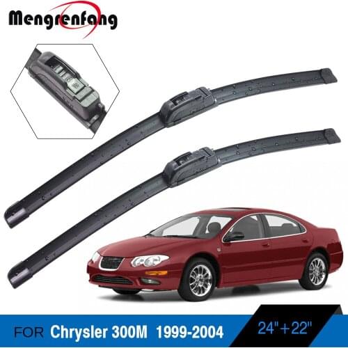 Car Accessories Front Windscreen Wiper Blade Soft Rubber Frameless Wiper For Chrysler 300M 300 M 1999-2004