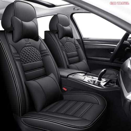 CAR TRAVEL Leather car seat covers For audi a5 sportback opel vectra b passat b3 b4 b5 b5.5 kia rio 2018 lada auto accessories