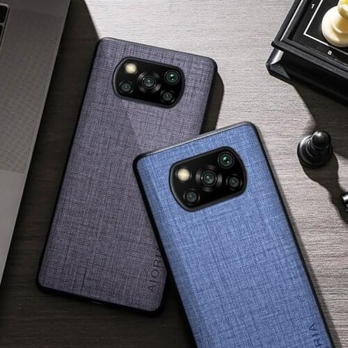 Fabric Silicone Case For Xiaomi Poco X3 NFC X3 Pro GT Soft TPU Bumper Back Cover For Xiaomi Poco X3 GT Protective Phone Case