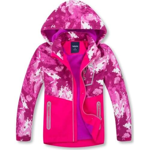 Girls Waterproof Coat Detachable Cap Autumn Winter Outerwear Windbreaker Children Jacket Kids girls clothes Hooded For Boys Coat