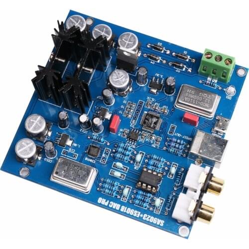 K.GGSS KG-2 ES9018MK2 + SA9023 USB DAC Decoder Board HIFI Audio Amplifier Board