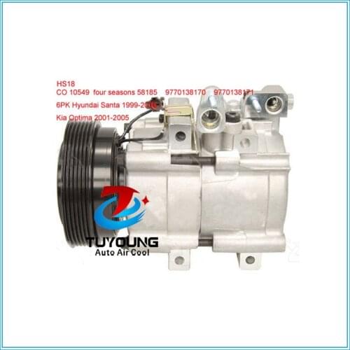 HS18 air con Compressor for Hyundai Sonata Kia Optima 9770138171 CO 10549X 9770138170