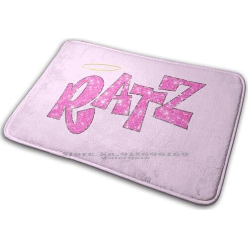 Ratz / / Mat Rug Carpet Anti-Slip Bedroom Entrance Door Mat Bratz Aesthetic Cute Y2k 2000s 90s Girls Girly Pink Angel Baddie