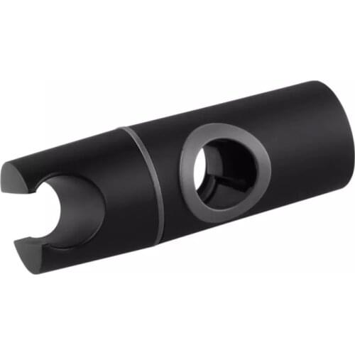 LIUYUE Shower Head Holders Black ABS Replacement Bathroom Shower Rail Head Slider Holder Adjustable Bracket Rack Bar 22/24/25 mm