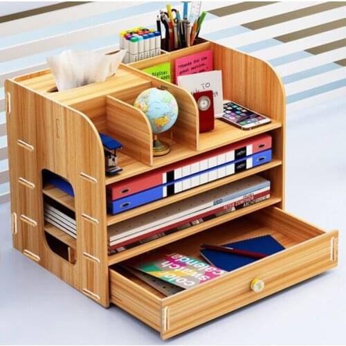 Desk storage rack file cabinet desk storage rack office supplies folder information bookshelf paper drawing storage box supplies