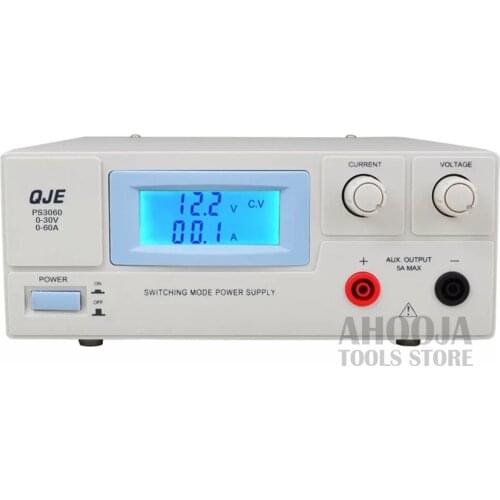 QJE PS3060 30V60A DC Regulated Power Supply Adjustable Switch Laboratory Test Power Supply Constant Pressure/Constant Current