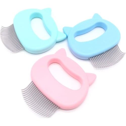 Dog Cat Combs Hair Remover Brush Pet Grooming Tools Dog Massage Comb Brush Remove Loose Hairs Pet Cat Supplies