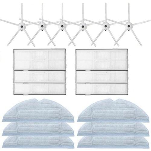 High Quality Hepa Filter Mopping Cloths Side Brush for Xiaomi Roborock S7 T7S T7Plus Mopping Cloth Spare Parts