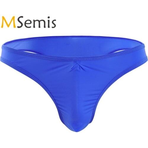Swimwear Mens Bikini Swimsuit Underwear Lingerie Swimming Truck Bikini Panties Bulge Pouch Bikini G-String Thong Swim Briefs