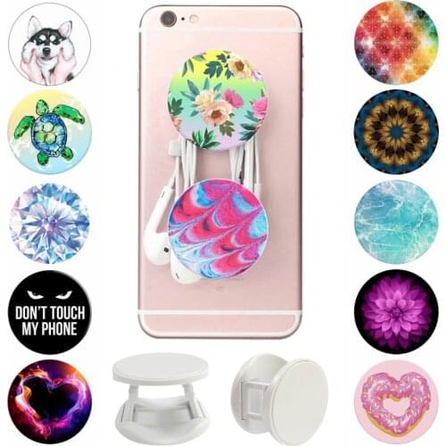 Universal попсокет Expanding Hot Phone Stand pocket socket Grip Finger Ring Support Anti-Fall Rotatable Popped Phone Holder