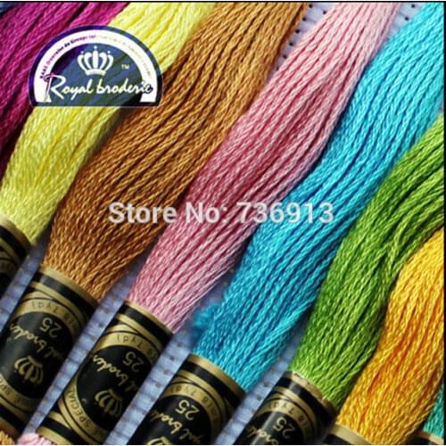Choose Any Colors Royal Floss Total 447 pcs Cross Stitch Thread Floss Yarn Similar DMC Floss