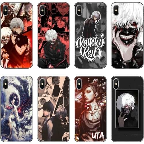 Japanese anime Tokyo Ghoul Transparent Phone Case For iPhone 12 11 Pro Max Mini XS Max XR X 8 7 Plus 6 6S Plus 5 5S SE 2020