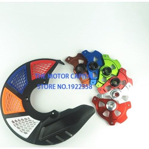 Front Brake Disc Rotor Guard Cover Protector For YAMAHA YZ125 YZ250 08-17 YZ250F YZ450F Dirt Bike Motocross