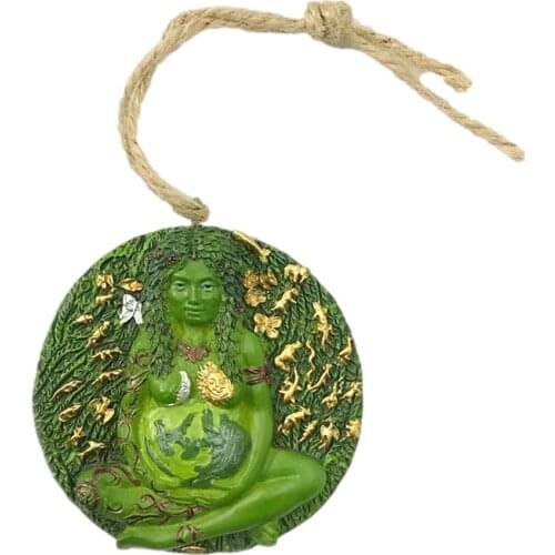 Mother Earth Gaia Goddess Hanging Ornament Door Window Decoration Suitable For Use As Decor For Doors Window Car And School Bag