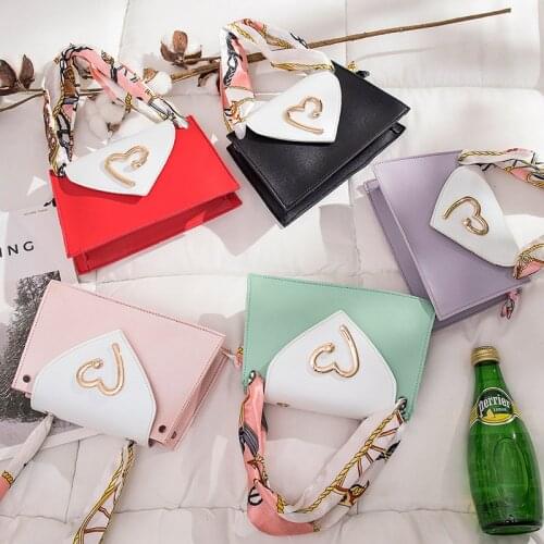 Bag Women 2021 Autumn and Winter Hit Color Portable Silk Scarf Bag Shoulder Bag Diagonal Bag Mobile Phone Coin Purse