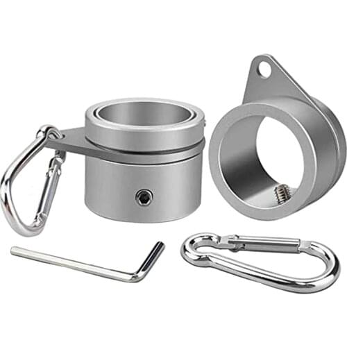 2pcs Flag Pole Rings 360 Degree Rotating Flagpole Flag Mounting Rings Anti Wrap For 1.0 To 1.26 Inch Flag Pole