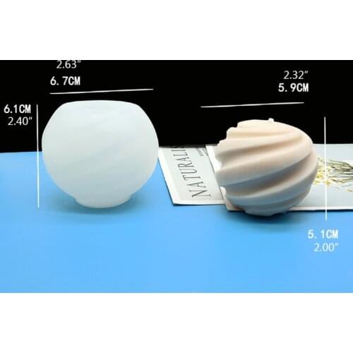 203F 3D Planet Round Scented Candle Silicone Mold Cake Decorating Sugar Chocolate Fondant Mould DIY Clay Making Tools