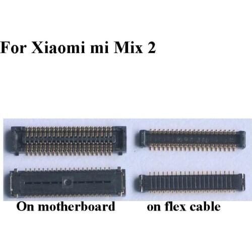 5pcs FPC connector For Xiaomi mi mix 2 mix2 LCD display screen on motherboard mainboard Xiao mi mix 2 Replacement Repair parts