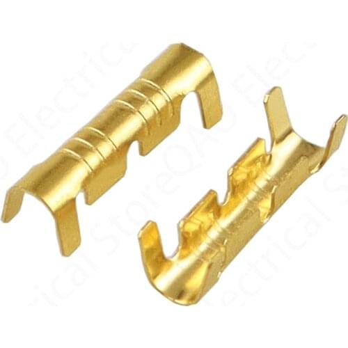 50pcs/100pcs 453 U-shaped terminal tab cold inserts connectors cold terminal small teeth fascia terminal,0.3-1.5mm2