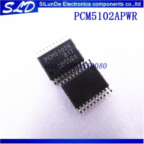 Free Shipping 5pcs/lot PCM5102A PCM5102APWR PCM5102APW