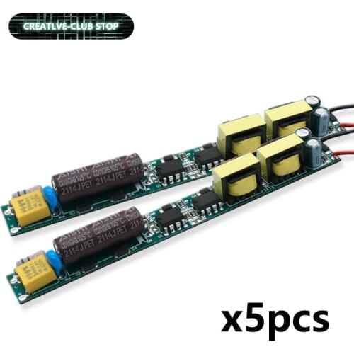 5pcs 60-80W LED Driver 600mA Power Supply Adapter AC200-240V Power Supply Unit Lighting Transformers For LEDs Fluorescent Lamps