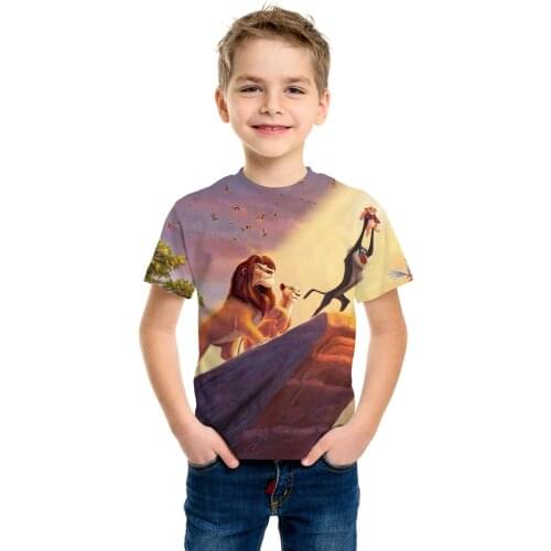 2021 Popular Childrens Animation Character Print T-shirt Kawaii Zombie Cartoon Street Clothes Hip Hop T-shirt Game Toy Boy Girl
