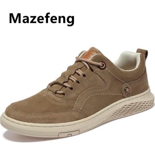 Mazefeng Men Shoes Sneakers Trend Casual Shoe Italian Breathable Leisure Male Sneakers Non-slip Footwear Men Vulcanized Shoes