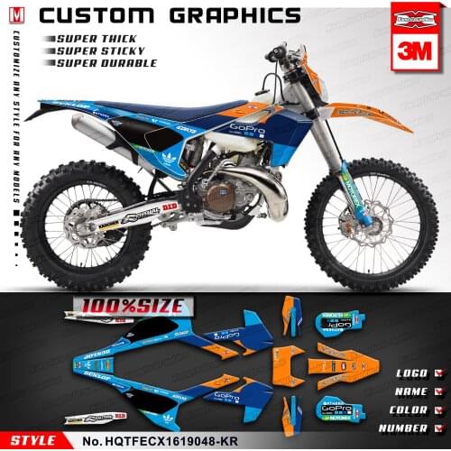 KUNGFU GRAPHICS Stickers Vinyl Wrap Set for TE FE TX FX FS TC FC 125 150 250 300 350 450 501 2016 2017 2018 2019, Customizable