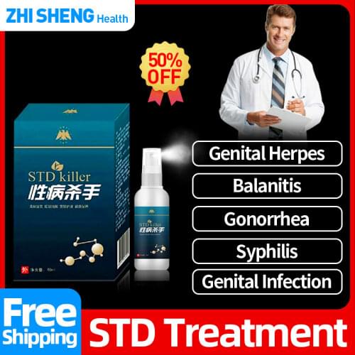 STD Cures Medicine Spray Pearly Penile Papules Removal Treatment Genital Herpes Balanitis For Sexually Transmitted Diseases