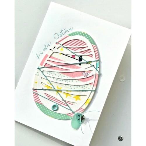 Mmao Crafts Metal Steel Cutting Dies New Easter pattern eggs Stencil For DIY Scrapbooking Paper/photo Cards Embossing Dies