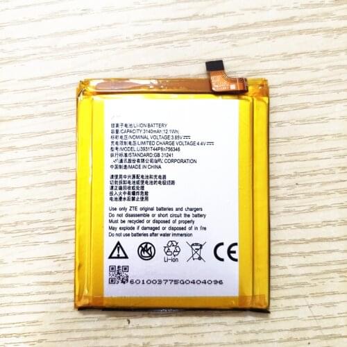 New 3140mAh LI3931T44P8H756346 Battery For ZTE Axon 7 5.5inch A2017 phone Battery