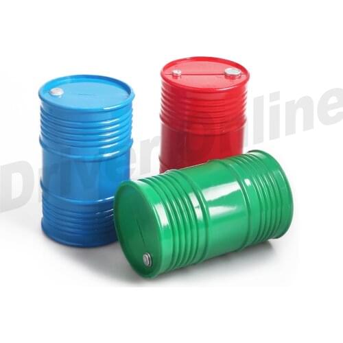 Mini Plastic Oil Drum Tool Decoration for 1/10 RC Crawler Car Axial SCX10 90046 Traxxas TRX4 TAMIYA CC01 D90 D110 TF2 KM4