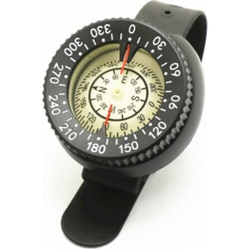 Professional Large Diving Compass Wristwatch Strong Magnetic Fluorescent Dial Corrosion Resistant Mountaineering Cycling Hiking