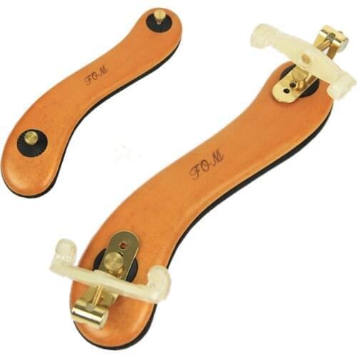 Free Shipping New Solid Maple Wood Violin 3/4-4/4 Violino Accessories Fittings Adjustable Shoulder Rest Pad Support