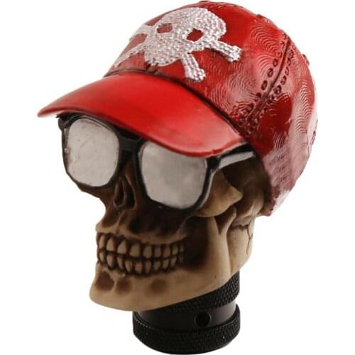 Manual Gear Shift Head Skull Head Gear Shift Shifter Knob For PEUGEOT 106 206 306 406 107 207 307 407 301 308 2008 3008 CITROE