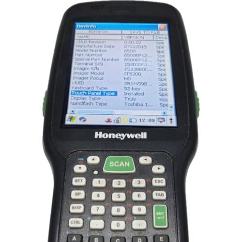 Used Honeywell 6500 Data Collector Handheld Scanner