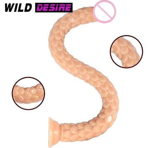 Super Long Soft Anal Plug Flesh Anal Toys Backyard G spot Vagina Stimulate For Women Gay Anus Expansion Prostate Massage