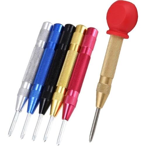 Super Strong Automatic Centre Punch and General Automatic Center Punch Adjustable Spring Loaded Metal Drill Tool AA