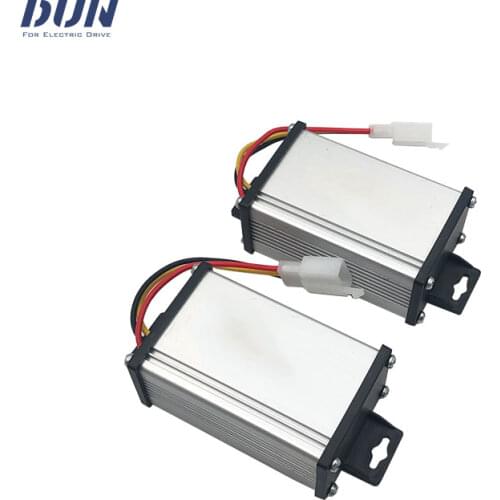 Universal 45v-72v to 12v 10A DC to DC Current Converter for Electric Bike Bicycle Scooter Light Speaker