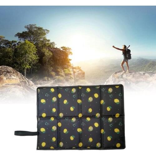 Camping Mat Waterproof Sitting Mat Sun-proof No-wash Camping Folding Sitting Pad Beach Tourist Portable Pad for Outdoor