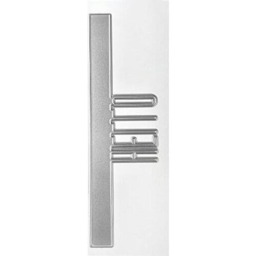 Hello Word Topper Cover Cutting Dies Scrapbook Diary Decoration Stencil Embossing Template DIY Greeting Card Handmade Embossing