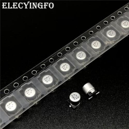 10/100Pcs 4.7uF 16V NICHICON UWP series 4x5.3mm 16V4.7uF SMD Aluminum Electrolytic Capacitor